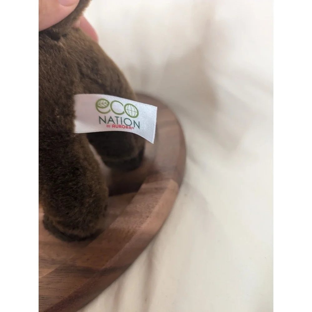 ECO NATION BY AURORA BISON BUFFALO BROWN‎ GREY PLUSH ANIMAL TOY 10